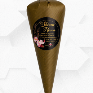 Shireen Henna Bulk Henna Cone 250g – DIY Henna Kit with Free Empty Cones & Pins